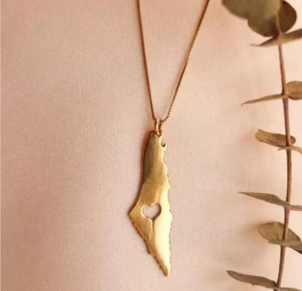 Palestine Heart Necklace