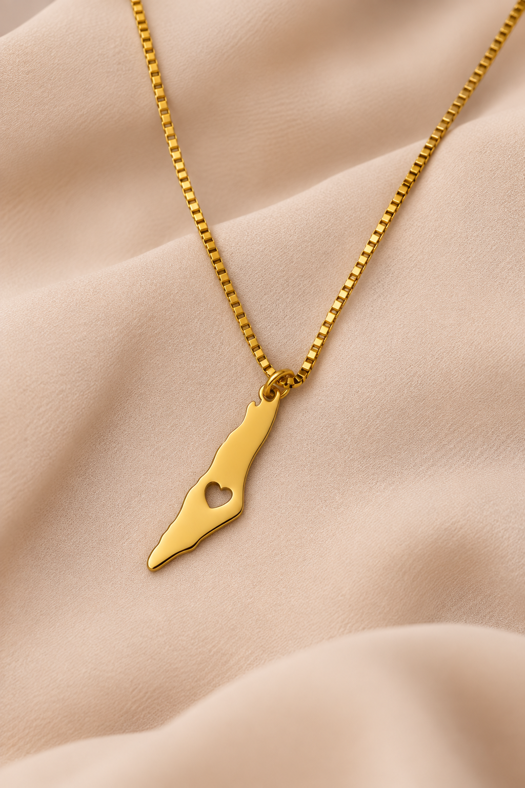 Palestine Heart Necklace
