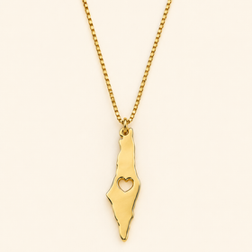 Palestine Heart Necklace
